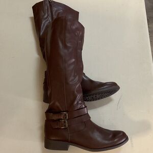 Style & Co. Dark Brown Heeled Boots